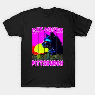 Cat Lover PIttsburgh Pennsylvania Home Pride T-Shirt